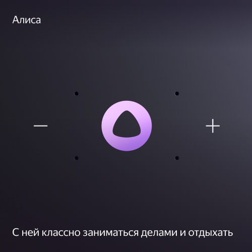 Умная колонка Яндекс Станция Миди с Алисой, с Zigbee, чёрный, 24Вт