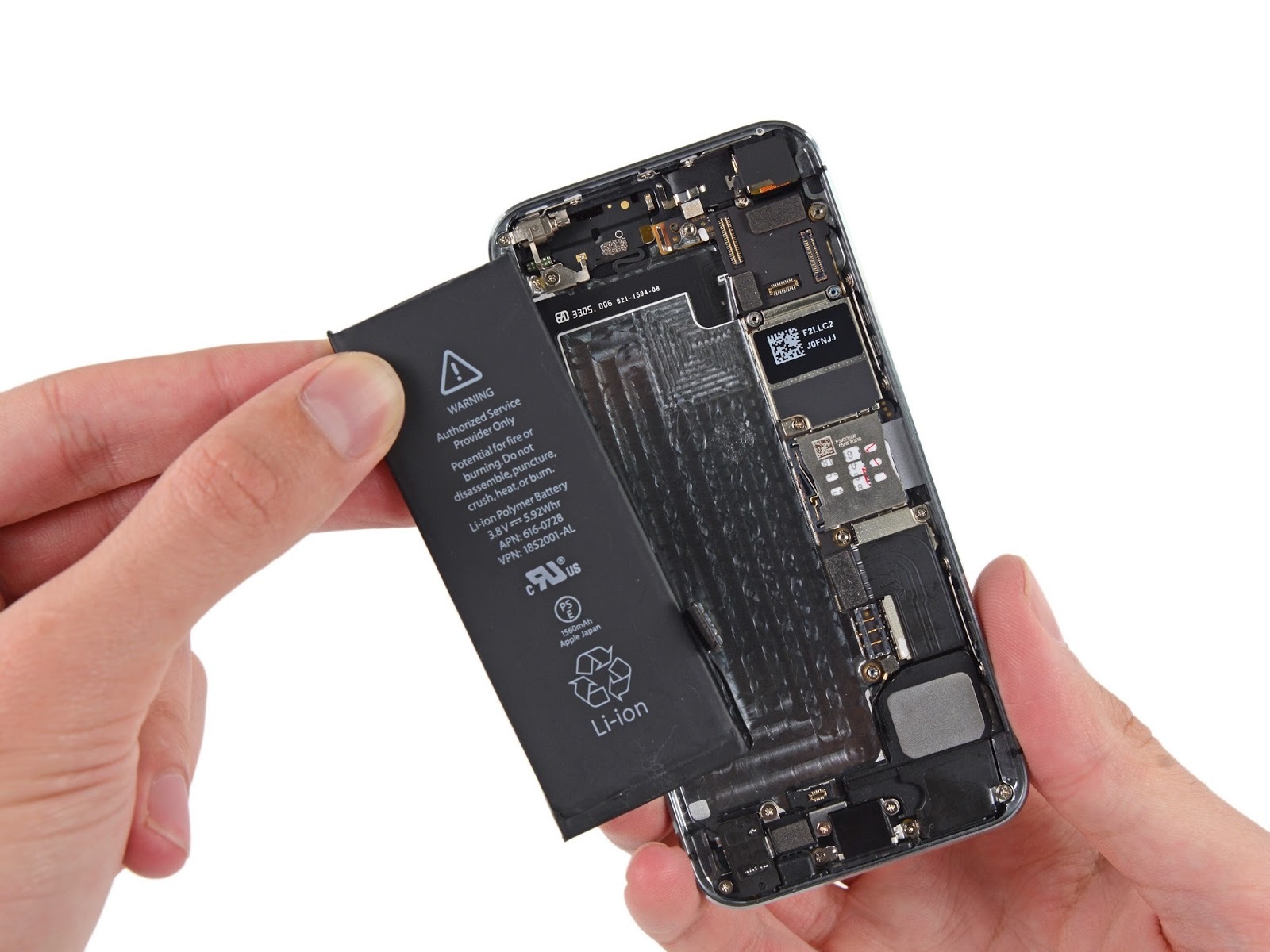 Замена аккумулятора Оригинал iPhone 5с