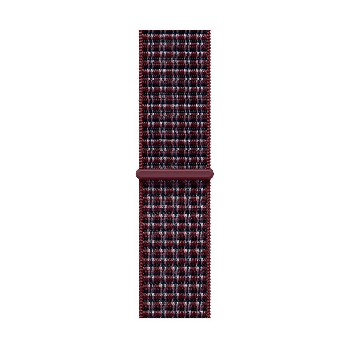 Купить apple watch series 12, 42 мм корпус из алюминия цвета «black», ремешок sport loop цвета «burgundy plaid» с доставкой