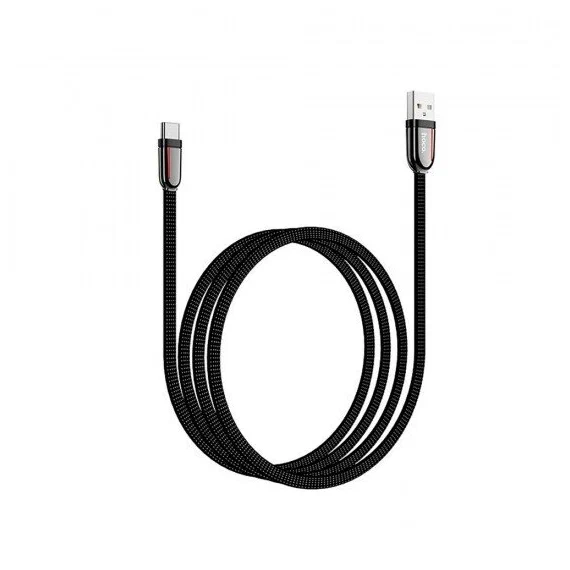 Купить кабель type-c hoco u74 3а 1.2m ткань с доставкой