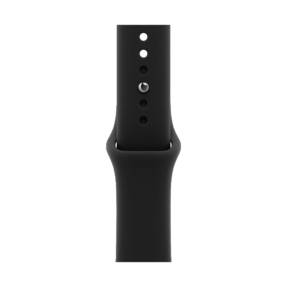 Купить apple watch series 12, 42 мм корпус из алюминия цвета «black», ремешок sport band размера m/l цвета «black» с доставкой