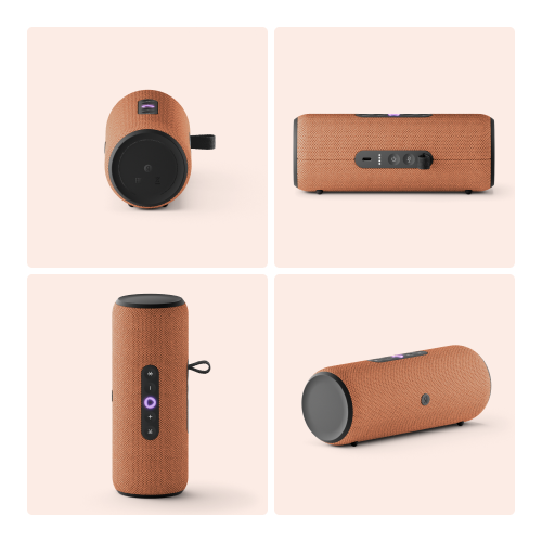 Купить умная портативная колонка яндекс станция стрит с алисой, оранжевый, 30вт в Самаре