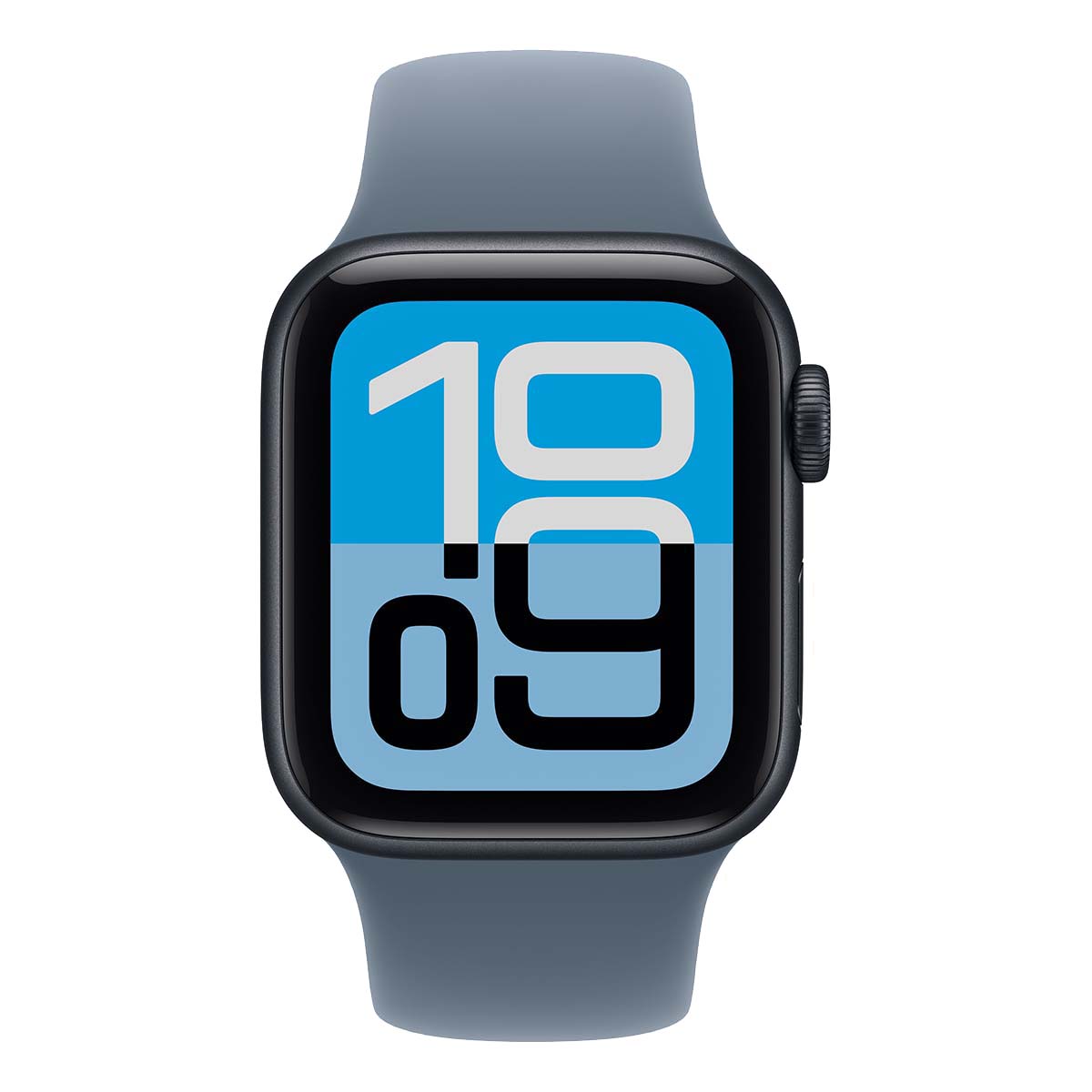 Купить apple watch se 3 (2025), 40 мм корпус из алюминия цвета «midnight», ремешок sport band размера s/m цвета «anchor blue» с доставкой