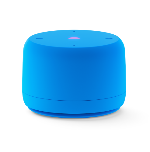 Умная колонка Яндекс Станция Лайт 2 с Алисой, без часов, голубой, 6 Вт