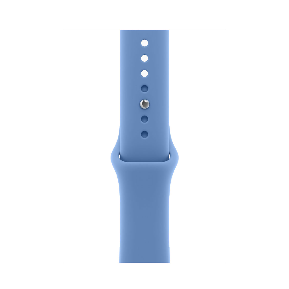 Купить apple watch series 12, 46 мм корпус из алюминия цвета «space gray», ремешок sport band размера m/l цвета «wildflower blue» с доставкой