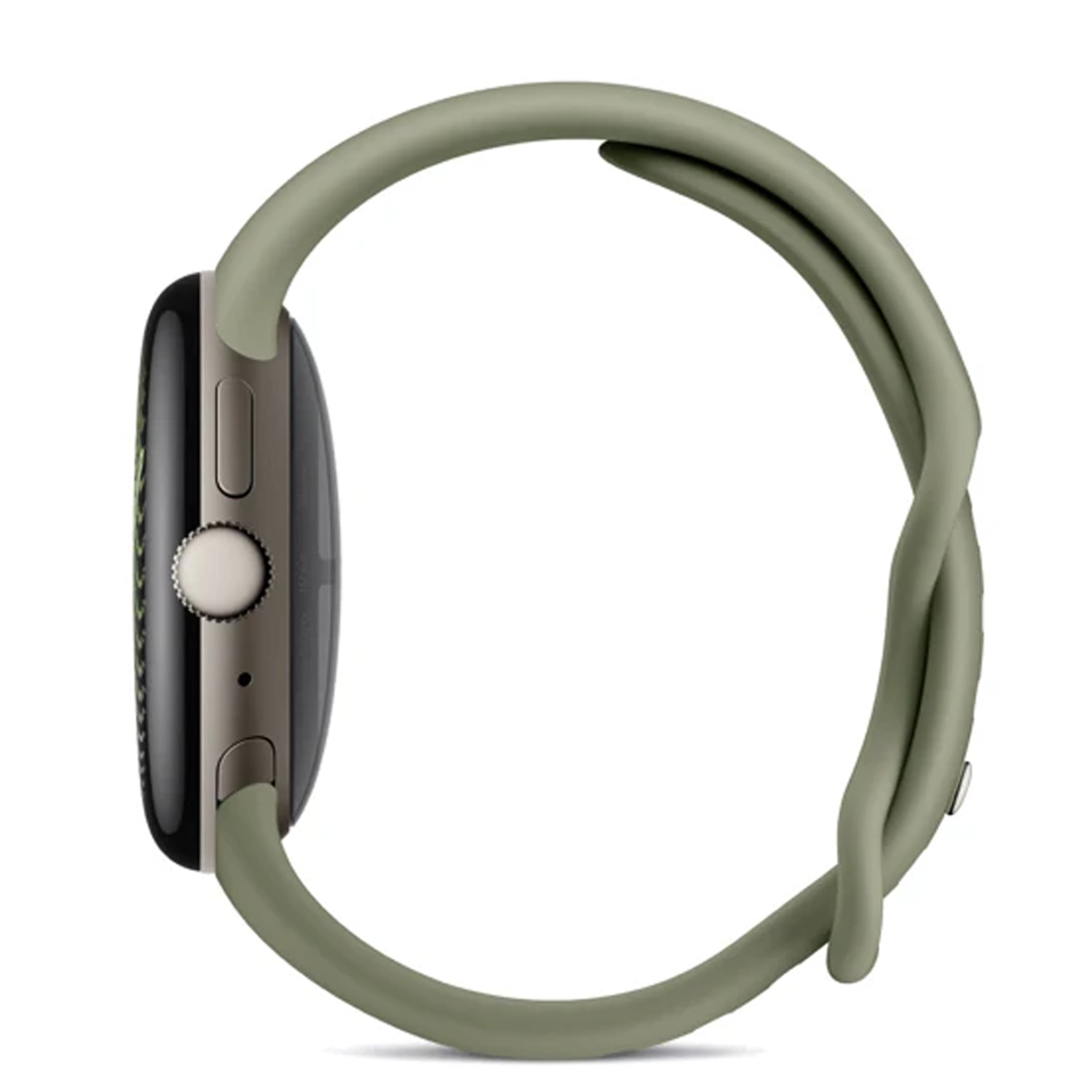Часы Google Pixel Watch 5, 45 мм Satin Pyrite/Olive, бронзовый