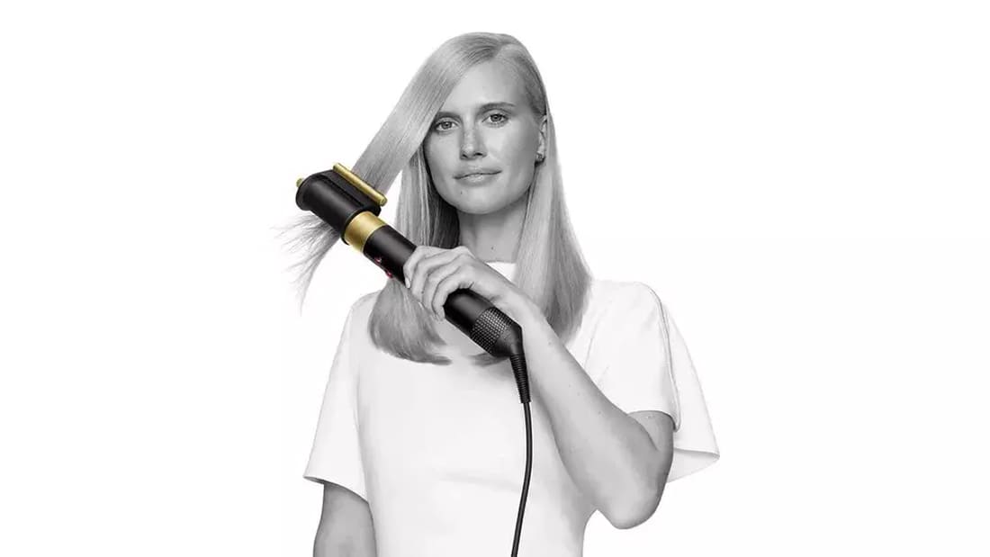 Стайлер Dyson AirWrap Long HS05 (CN/HK) Barrel Onyx Gold, чёрный