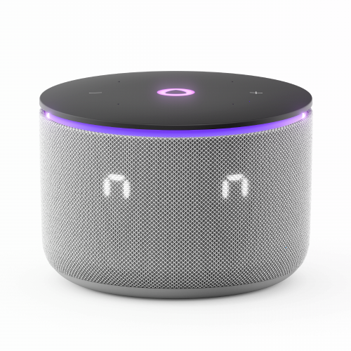 Умная колонка Яндекс Станция Мини 3 Про с Алисой, Zigbee, серый, 18 Вт