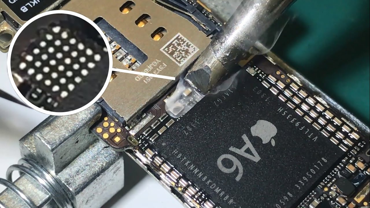 Замена контроллера питания U2 на iPhone 5