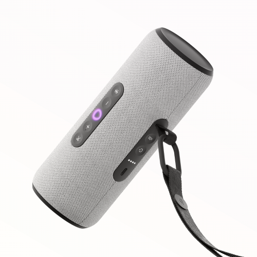 Умная портативная колонка Яндекс Станция Стрит с Алисой, серый, 30Вт