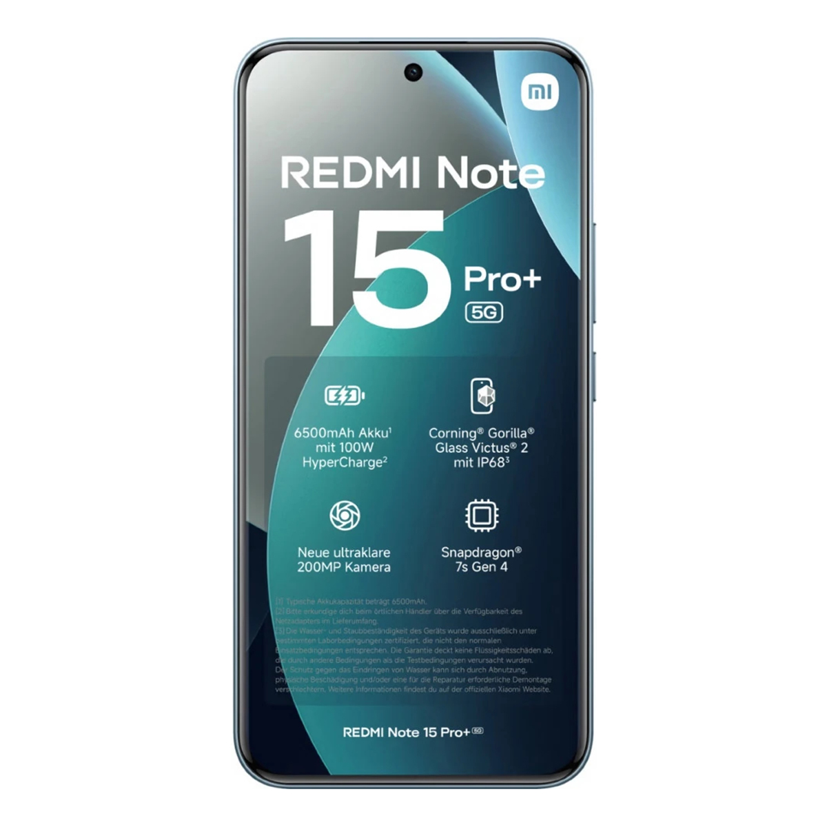 Xiaomi Redmi Note 15 Pro+ 5G 8/256Gb Glacier Blue, голубой