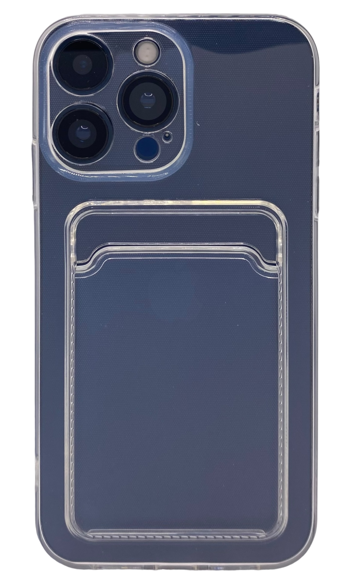 Купить чехол iphone xr в корпусе 13 pro/ 14 pro/ 15 pro прозрачный под карту с доставкой по России