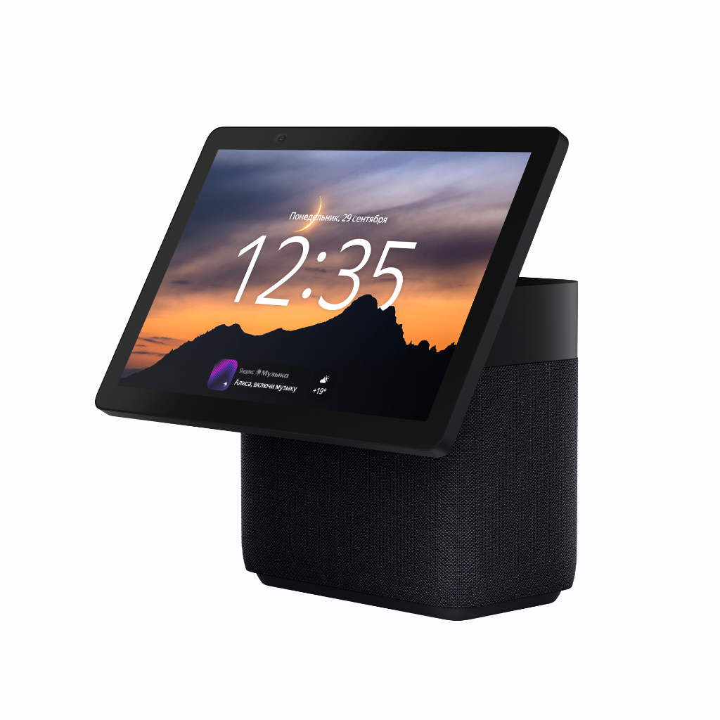Купить умная колонка яндекс станция дуо макс с алисой, с zigbee, чёрный, 60вт в Самаре