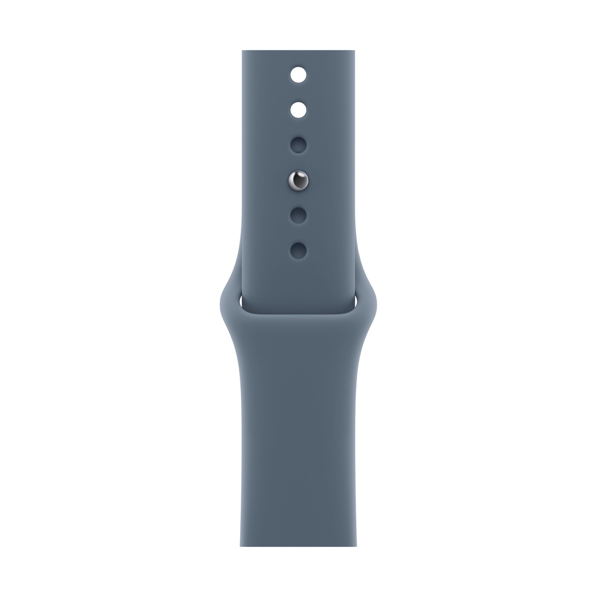Apple Watch Series 11, 42 мм корпус из алюминия цвета «Silver», ремешок Sport Band размера M/L цвета «Anchor Blue»