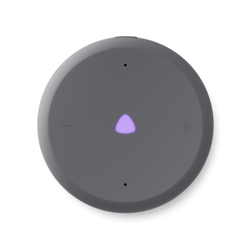 Умная колонка Яндекс Станция Лайт 2 с Алисой, без часов, серый, 6 Вт