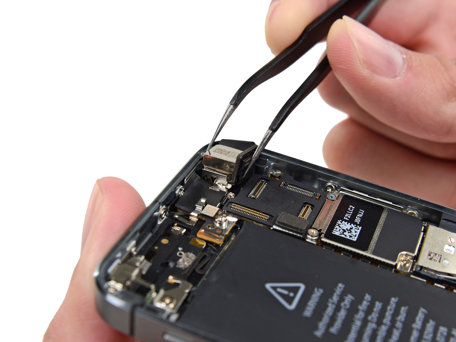 Замена микрофона (основной камеры) на iPhone 5