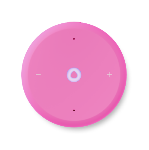 Умная колонка Яндекс Станция Лайт 2 с Алисой, розовый, 6Вт