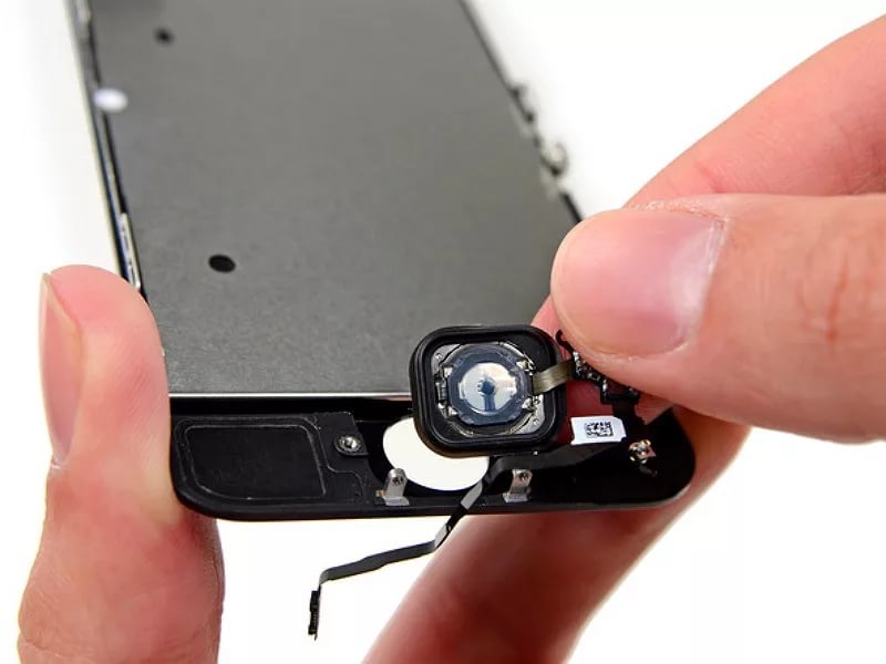 Замена кнопки "Home" (домой) Без touch ID на iPhone 5c