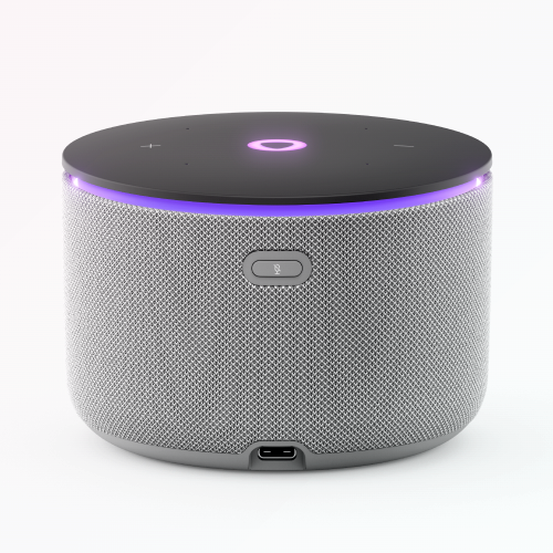 Умная колонка Яндекс Станция Мини 3 Про с Алисой, Zigbee, серый, 18 Вт