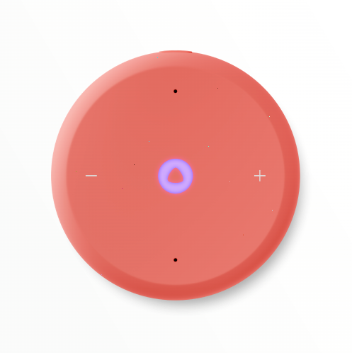 Умная колонка Яндекс Станция Лайт 2 с Алисой, коралловый, 6Вт