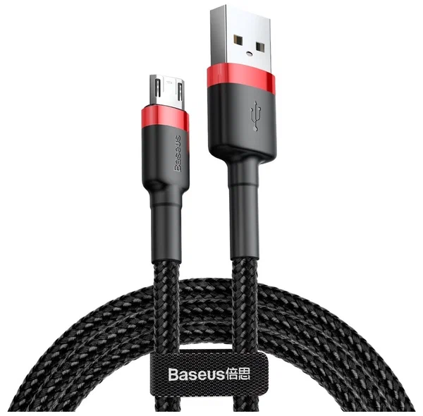 Купить кабель microusb baseus camklf-b91 2.4a 1m двусторонний с доставкой