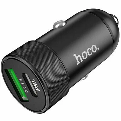 Купить азу hoco z32b 20w 2 разъема usb/type-c с доставкой