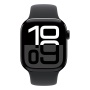 Купить apple watch series 10, 42 мм корпус из алюминия цвета «jet black», ремешок sport band «black» с доставкой