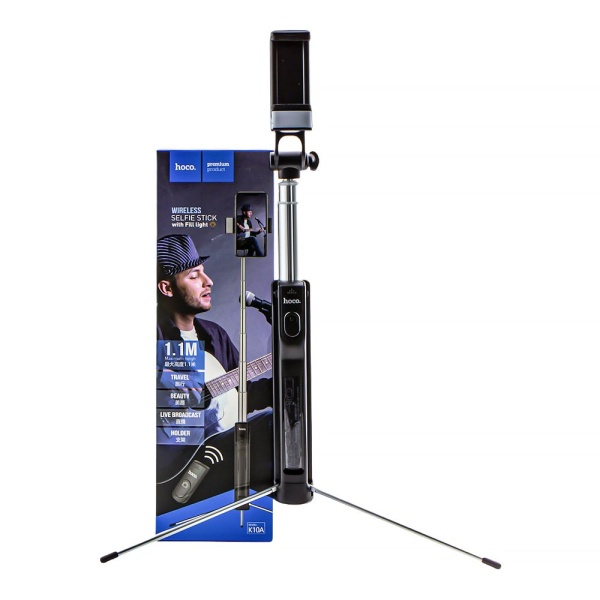 Купить тринога hoco k10b 1.6m + селфи-палка с доставкой по России