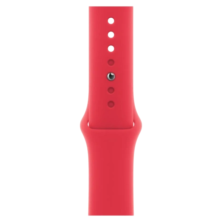 Купить apple watch series 9 41 мм корпус из алюминия цвета (product) red спортивный ремешок красного цвета с доставкой