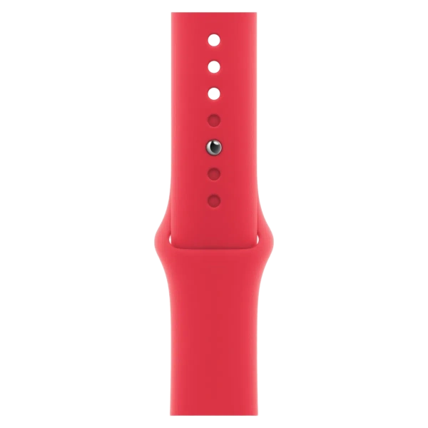 Купить apple watch series 9 45 мм корпус из алюминия цвета (product) red спортивный ремешок красного цвета с доставкой