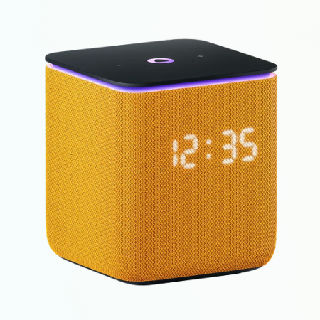Умная колонка Яндекс Станция Миди с Алисой, с Zigbee, оранжевый, 24Вт