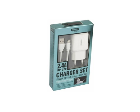 Комплект СЗУ Remax RP-U22 12W 2 разъема + Кабель MicroUSB