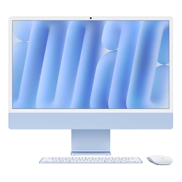 Apple iMac 24&quot (M4 10C CPU, 10C GPU, 2024) Retina 4,5K, 16 ГБ, 256 ГБ SSD (MWV13) Синий