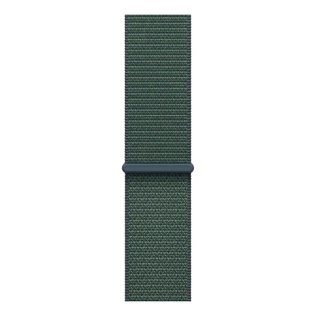 Купить apple watch se (2024), 44 мм корпус из алюминия цвета «midnight», ремешок sport loop цвета «lake green» с доставкой