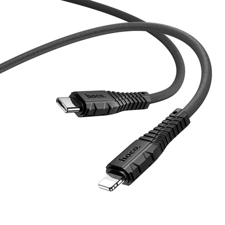 Купить кабель type-c lightning hoco x67 20w 1m силикон с доставкой
