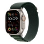 Купить apple watch ultra 2 (2024), 49 мм корпус из титана цвета «natural», ремешок alpine loop размера l цвета «dark green» с доставкой