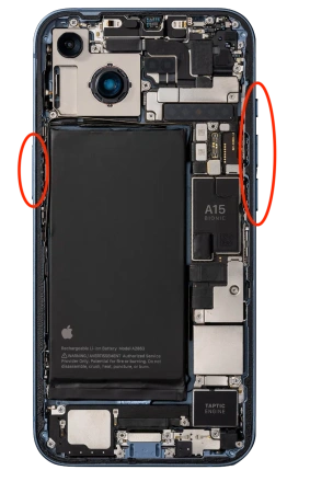 Ремонт кнопки громкости на iPhone 14