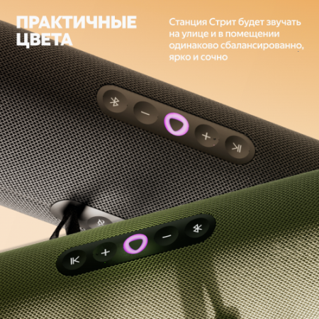 Купить умная портативная колонка яндекс станция стрит с алисой, чёрный, 30вт в Самаре