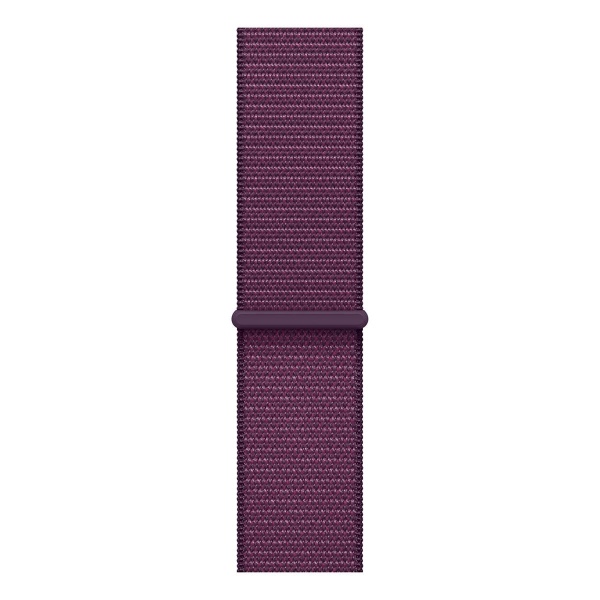 Купить apple watch series 10, 46 мм корпус из алюминия цвета «rose gold», ремешок sport loop цвета «plum» с доставкой