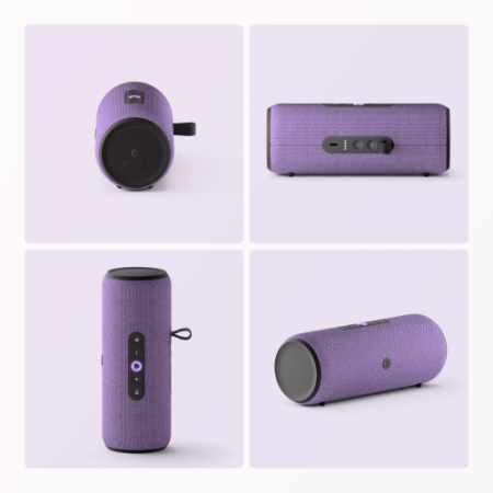 Купить умная портативная колонка яндекс станция стрит с алисой, фиолетовый, 30вт в Самаре