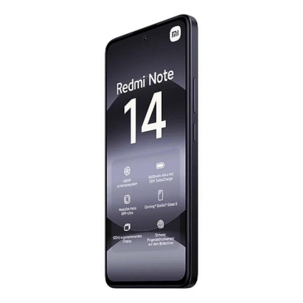 Xiaomi Redmi Note 14 6/128Gb Midnight Black, чёрный