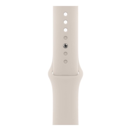 Купить apple watch se (2023), 44 мм корпус из алюминия цвета «starlight», спортивный ремешок «starlight» с доставкой