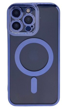 Чехол iPhone XR в корпусе 13 Pro/ 14 Pro/ 15 Pro прозрачный Magsafe