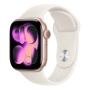 Купить apple watch series 11, 42 мм корпус из алюминия цвета «rose gold», ремешок sport band размера m/l цвета «light blush» с доставкой