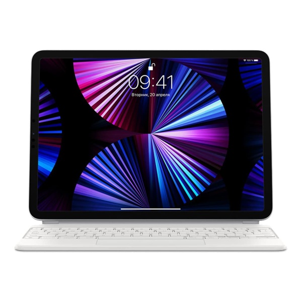 Клавиатура Apple Magic Keyboard для iPad Air 13" | Pro 12,9" (MJQL3) White, белый