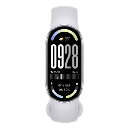 Фитнес браслет Xiaomi Smart Band 10 Glacier Silver Global, серебро