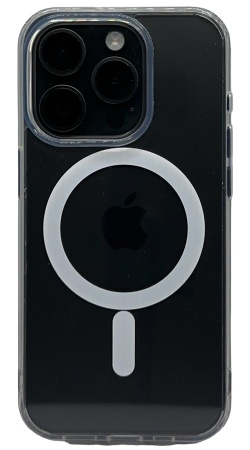 Чехол iPhone 15 Pro Hoco Прозрачный MagSafe