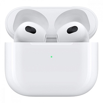 Купить беспроводные наушники apple airpods 3 с зарядным футляром white белый с доставкой по России