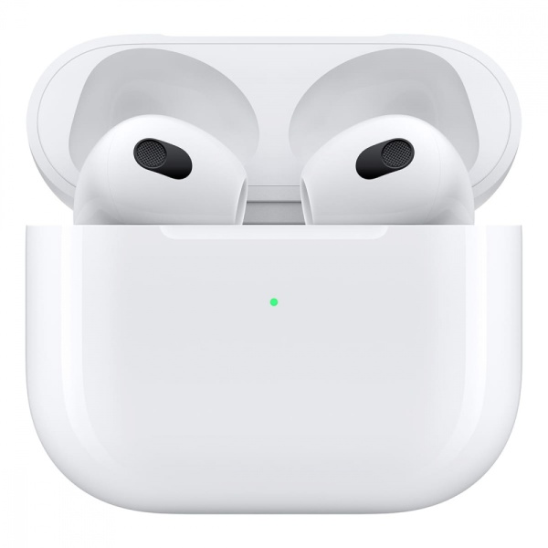 Купить беспроводные наушники apple airpods 3 с зарядным футляром white белый с доставкой