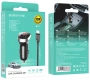 Купить комплект азу borofone bz15 12w 2 разъема led + кабель type-c с доставкой